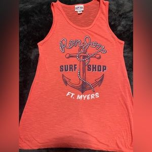 Ron Jon Surf Shop Orange Tank
